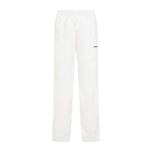 BALENCIAGA Elegant White Tracksuit Pants for Women