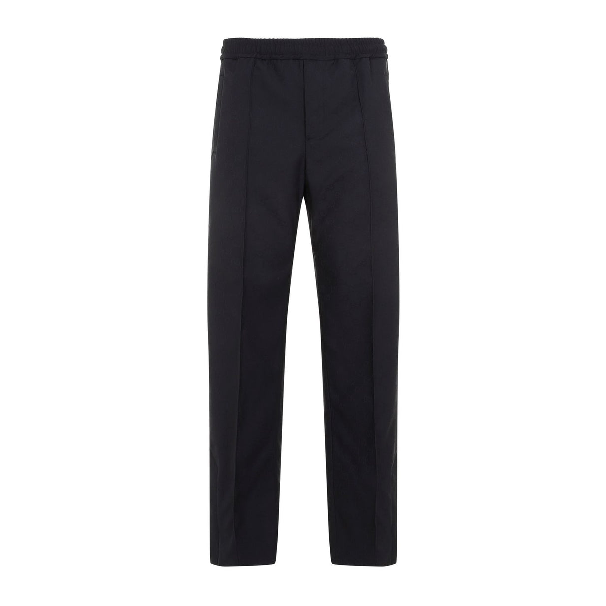 GUCCI Luxury Jacquard Trousers with Side Slits