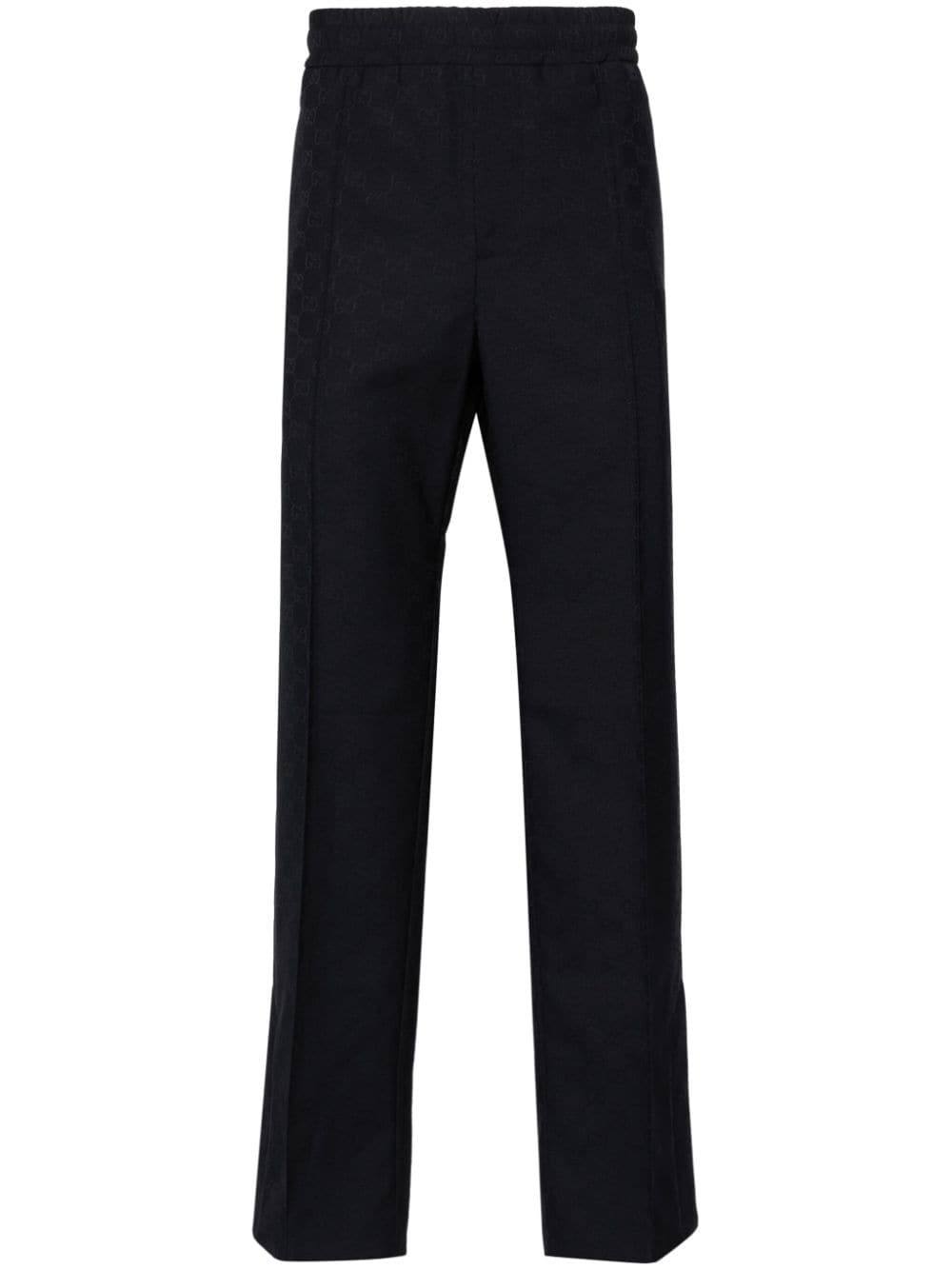 GUCCI Supreme Jacquard Straight Trousers for Men