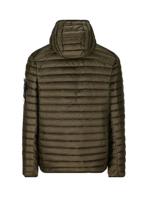 Men's Khaki Green Padded Jacket - FW23 Collection