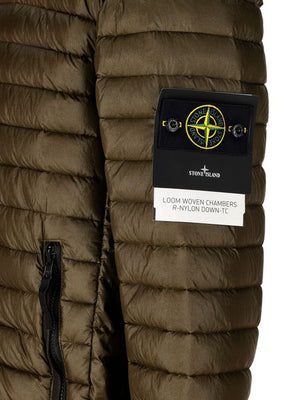 STONE ISLAND Packable Lightweight Down Jacket with Hood