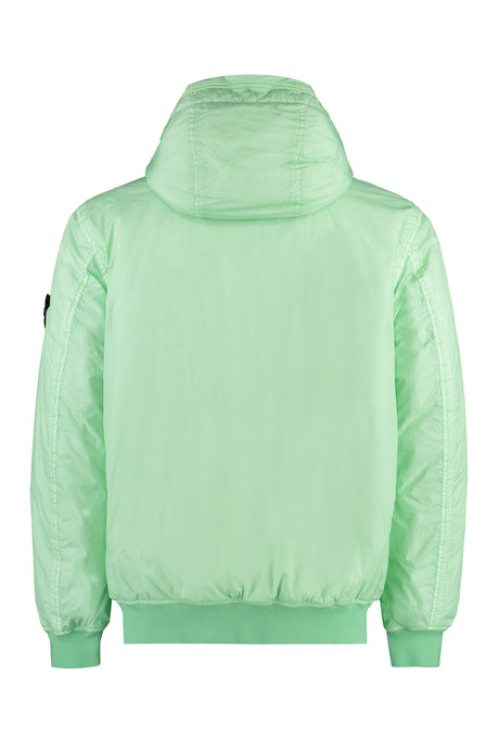 STONE ISLAND Green Recycled Fabric Jacket for Men