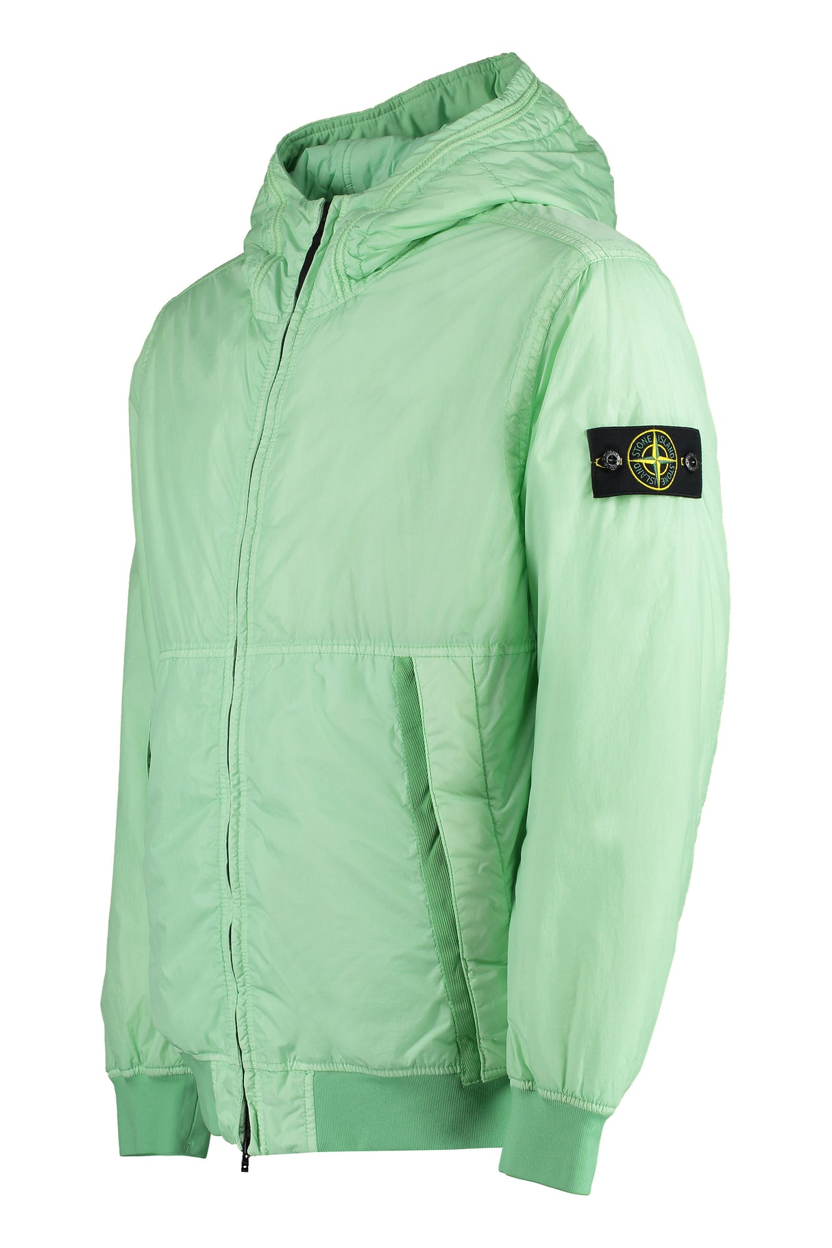 STONE ISLAND Green Recycled Fabric Jacket for Men