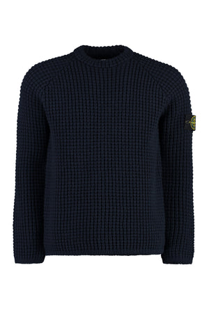 STONE ISLAND Classic Virgin Wool Sweater for Men