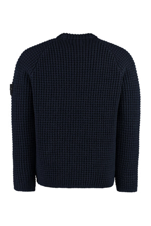 STONE ISLAND Classic Virgin Wool Sweater for Men