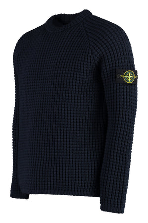 STONE ISLAND Classic Virgin Wool Sweater for Men