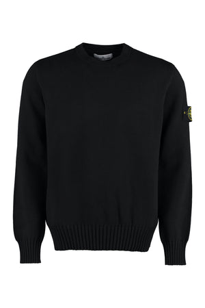 STONE ISLAND Cotton Blend Crew-Neck Sweater