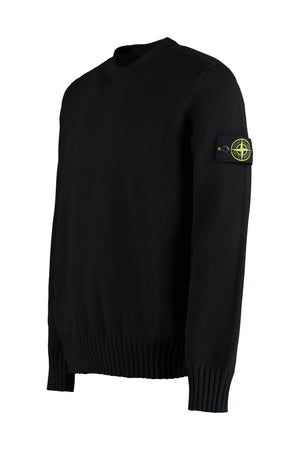 STONE ISLAND Cotton Blend Crew-Neck Sweater