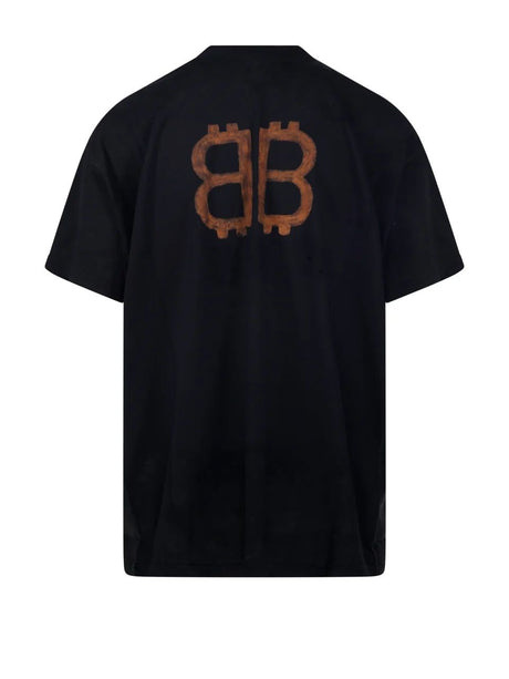 BALENCIAGA Double Front Pure Cotton Tee