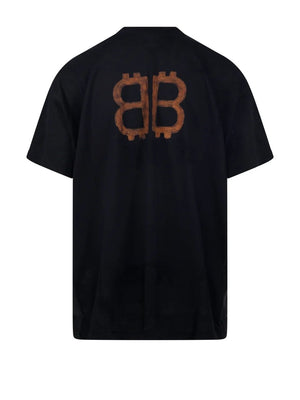 BALENCIAGA Double Front Pure Cotton Tee