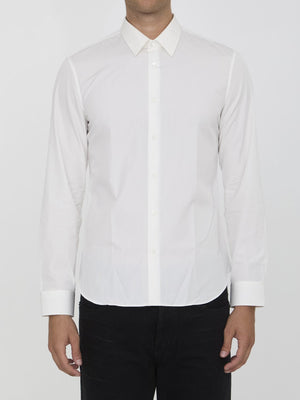 GUCCI Classic Cotton Poplin Shirt - Regular Fit