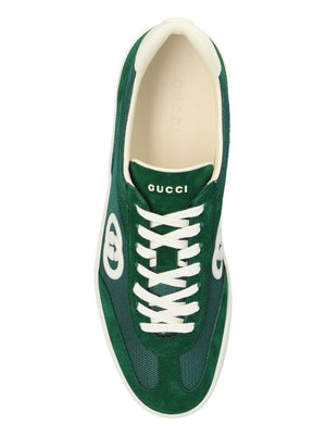 GUCCI Stylish Suede Leather Sneakers for Men - FW24 Edition