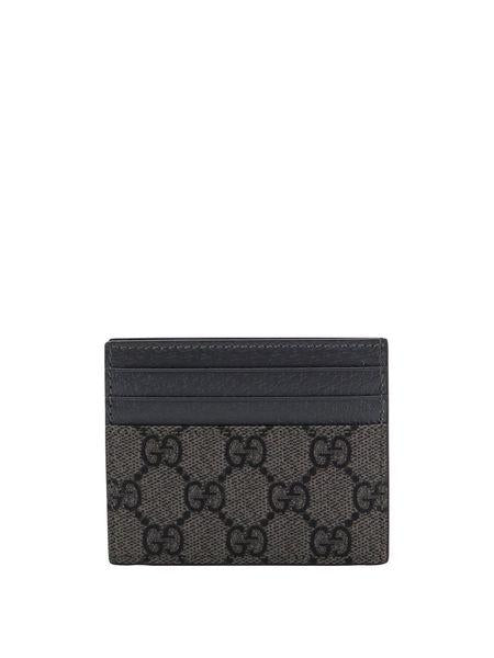 GUCCI Stylish and Functional Gray Ophidia GG Cardholder for Men