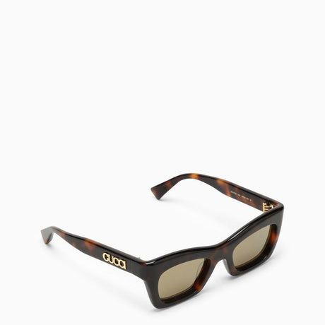 GUCCI Stylish Tortoiseshell Rectangular Sunglasses