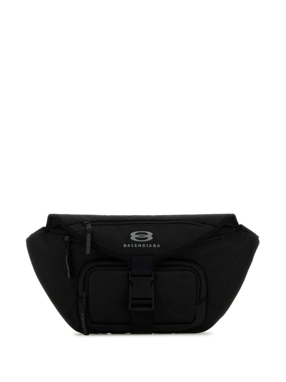 BALENCIAGA Foldover Top Clip-On Buckle Handbag