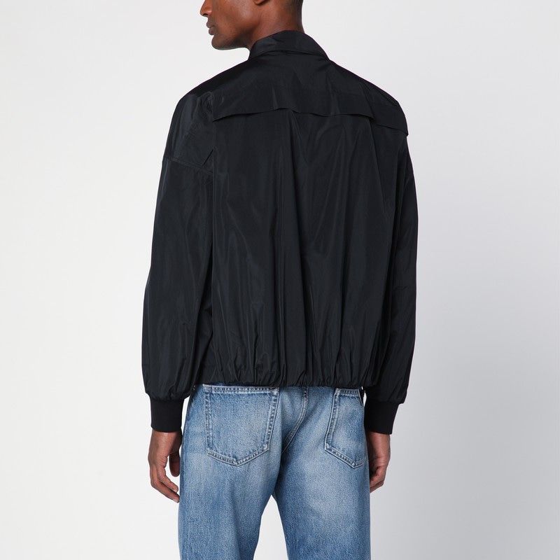 ALEXANDER MCQUEEN Sleek Black Zippered Lightweight Jacket