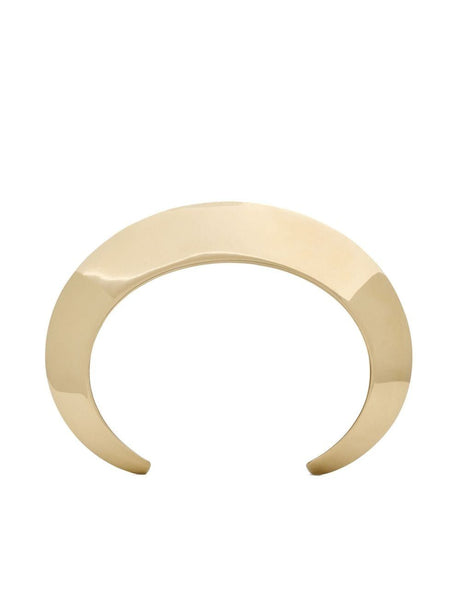 SAINT LAURENT Elegant Metallic Brass Cuff