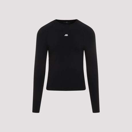 BALENCIAGA Sleek Fitted Long Sleeve Crewneck Sweater