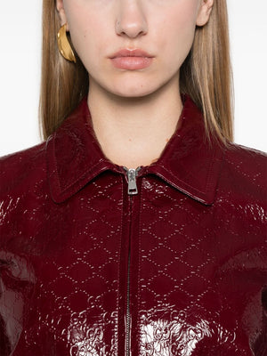 GUCCI Cropped Leather Jacket for Women