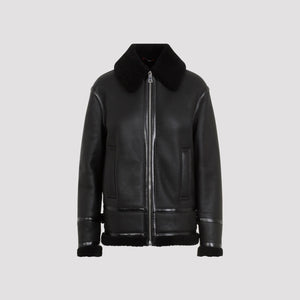 GUCCI Curly Shearling Biker Jacket - Women’s Outerwear