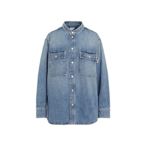 BOTTEGA VENETA Vintage-Inspired Denim Shirt for Women