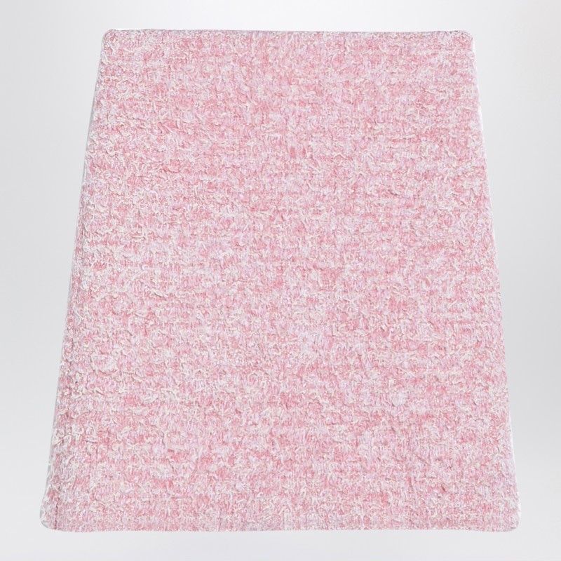 BALENCIAGA Chic Pink Tweed Mini Skirt