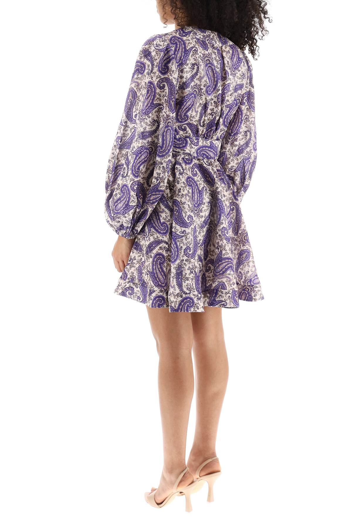 ZIMMERMANN Feminine Floral Dress in Mixed Colors for FW23