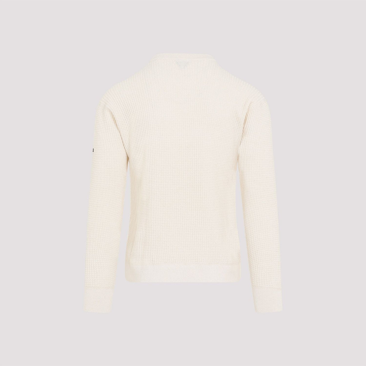 BOTTEGA VENETA Ivory Cotton-Hemp Blend Sweater for Men