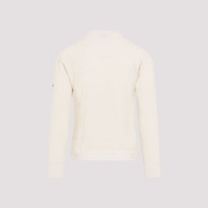 BOTTEGA VENETA Ivory Cotton-Hemp Blend Sweater for Men