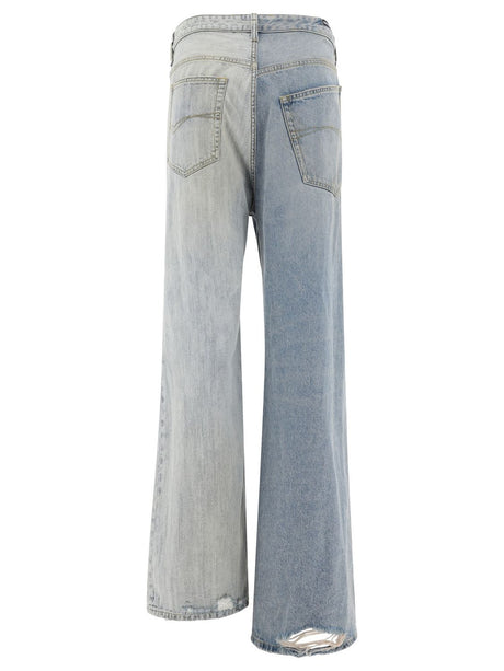 BALENCIAGA Dual-Tone Relaxed Baggy Jeans