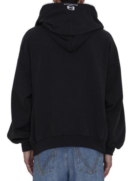 BALENCIAGA Incognito Dual Hood Zip-Up Hoodie