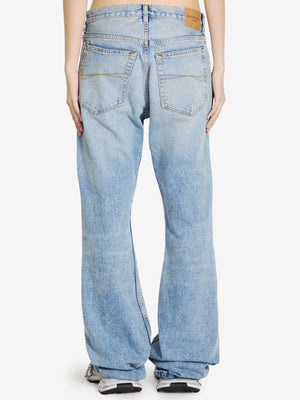 BALENCIAGA Chic Low Waist Straight-Leg Jeans