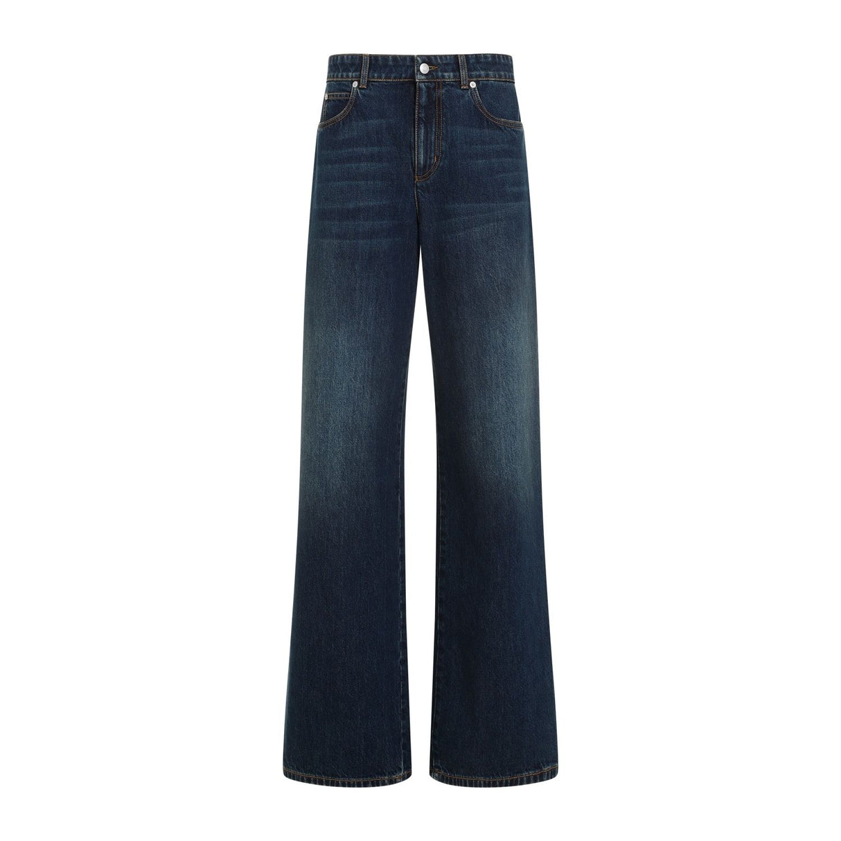 ALEXANDER MCQUEEN Elegant Cotton Denim Jeans