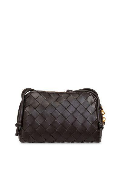 BOTTEGA VENETA INTRECCIATO CONCERT LEATHER Pouch Handbag