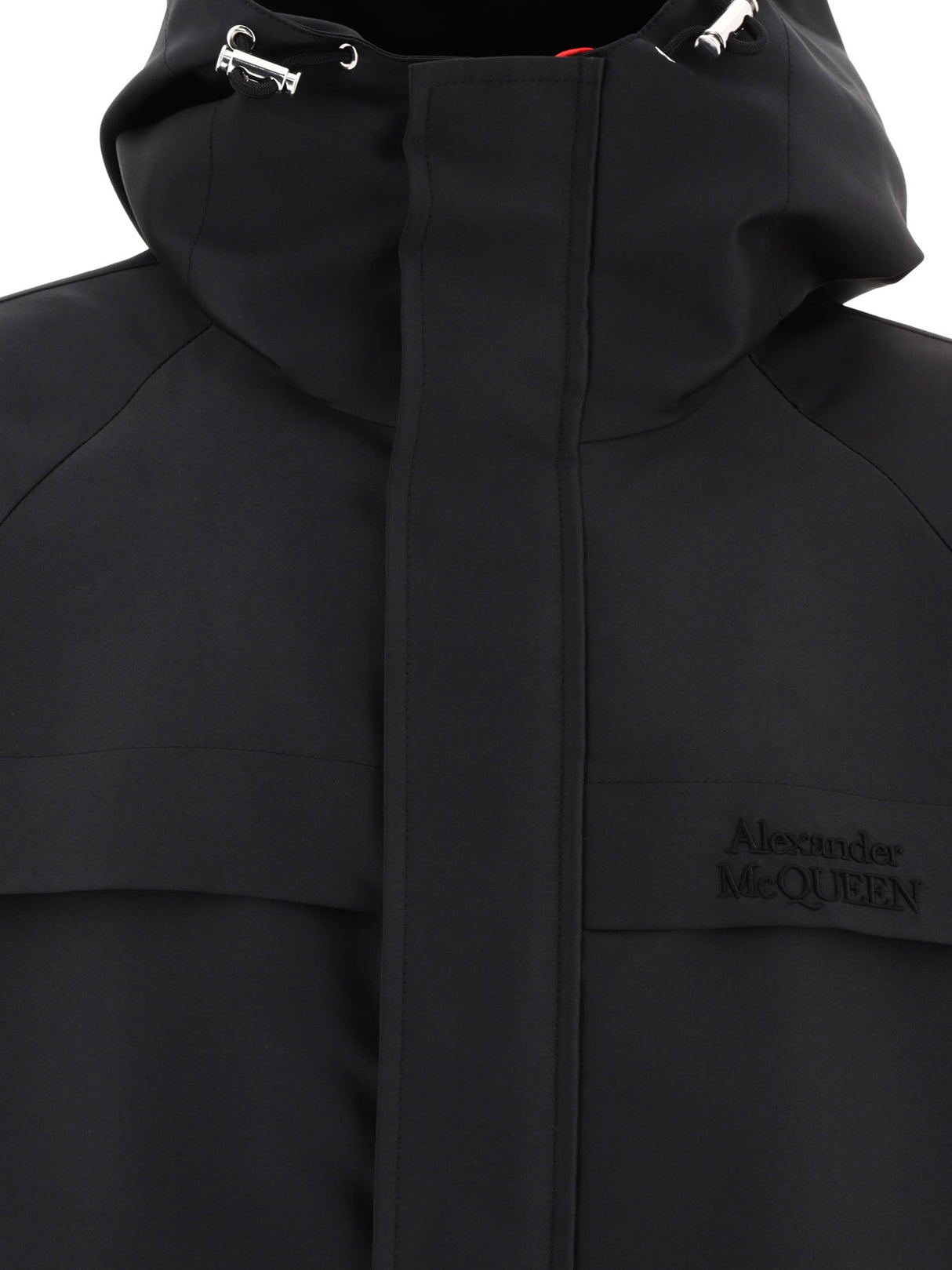 ALEXANDER MCQUEEN 24FW Men's Black Jacket for Fall 2024