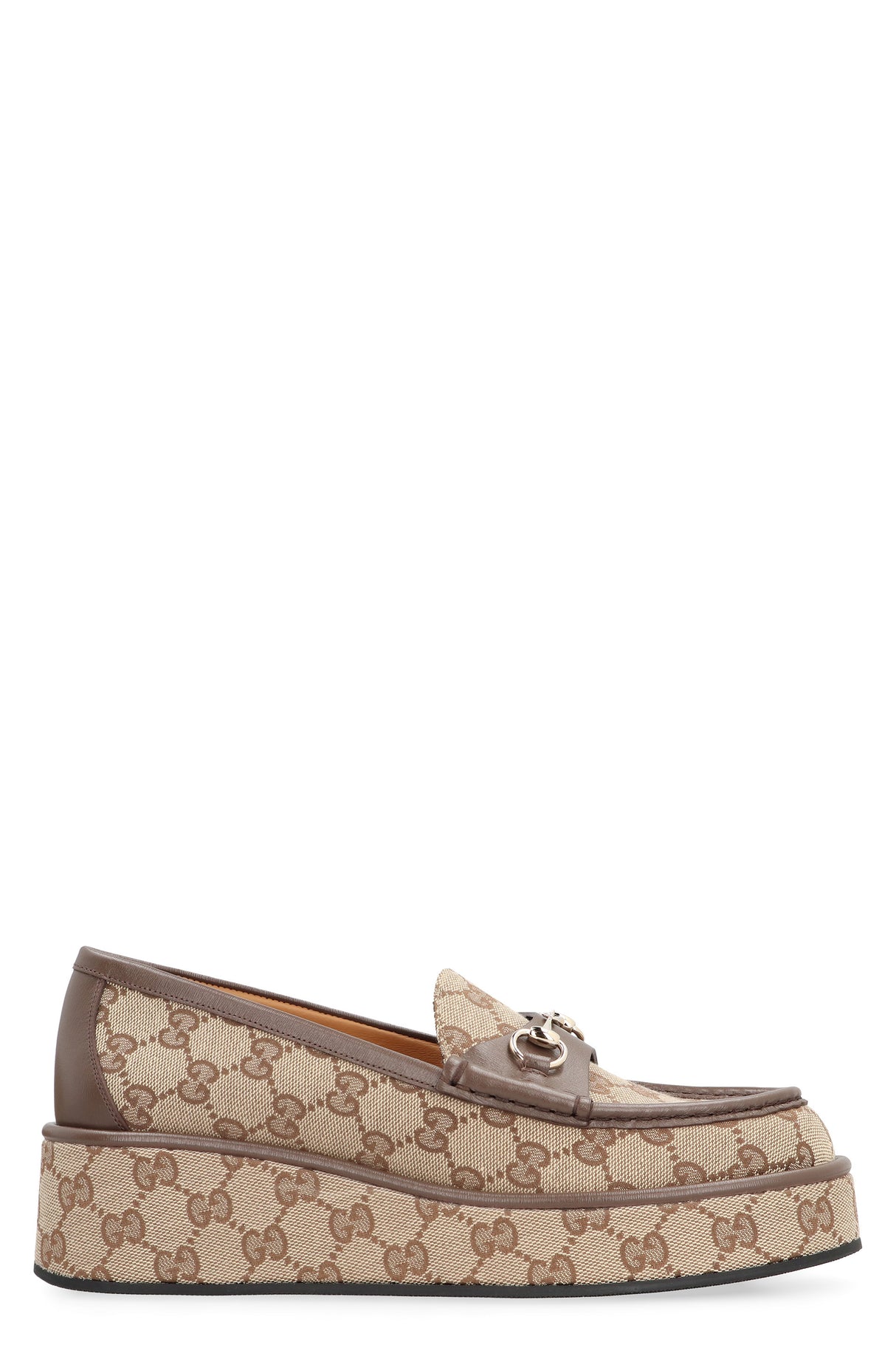 GUCCI Women's Platform Loafers with Horsebit Detail