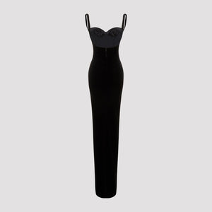 BALENCIAGA FITTED GOWN LONG DRESS