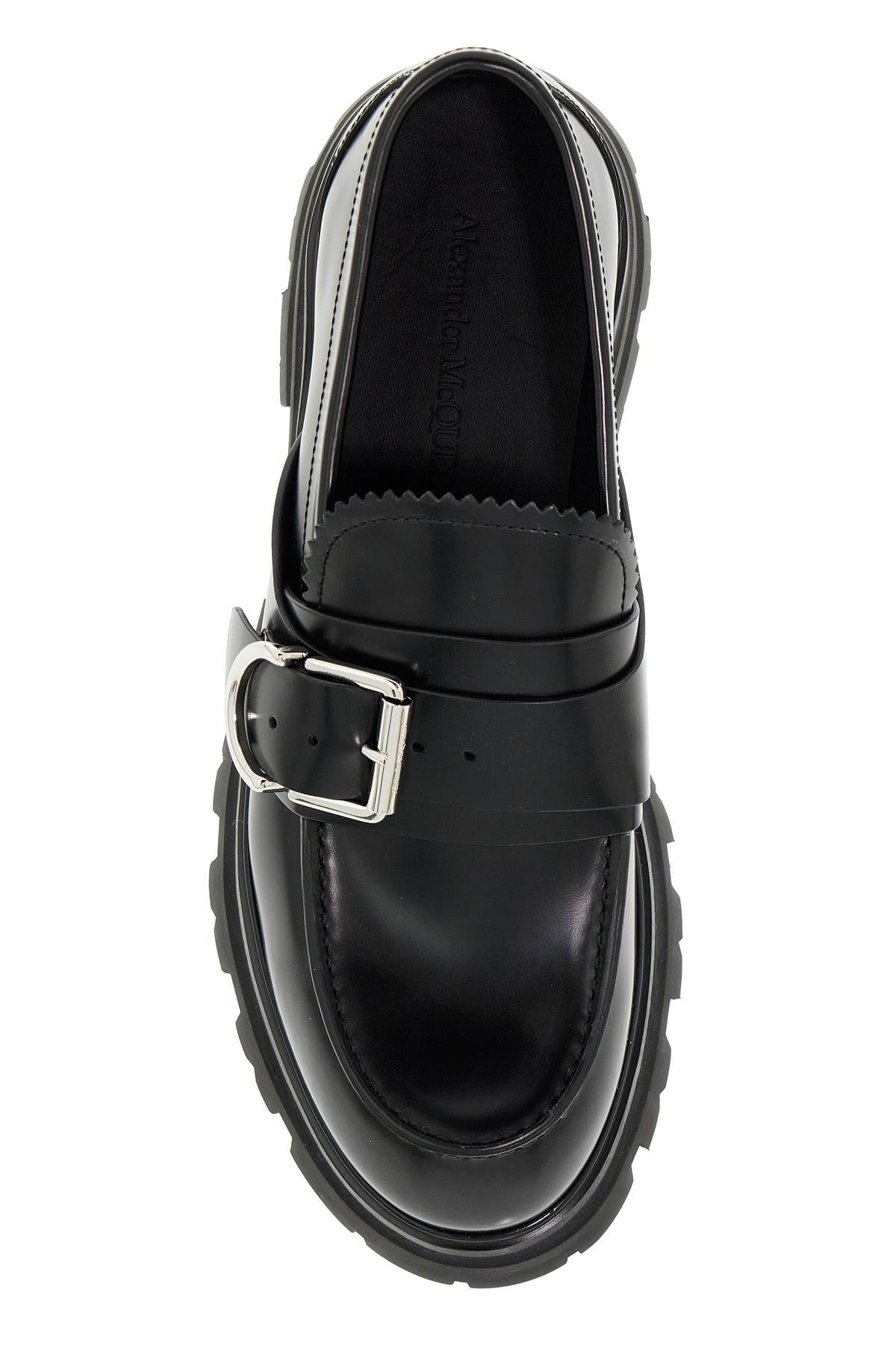 ALEXANDER MCQUEEN Seal Signature Leather Loafers