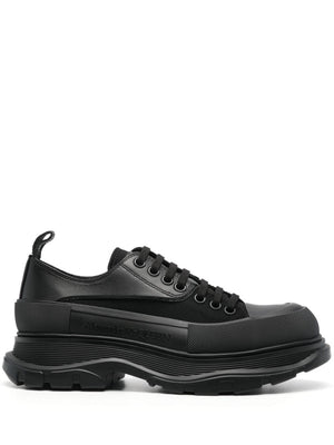 ALEXANDER MCQUEEN Sleek Leather Tread Slick Sneaker for Men