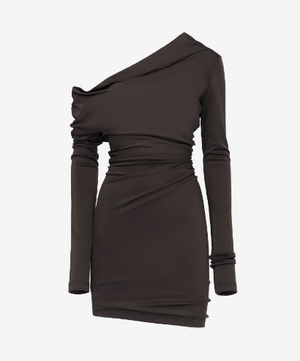 ALEXANDER MCQUEEN Asymmetric Bodycon Dress