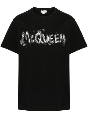 ALEXANDER MCQUEEN Wax Flower Print T-Shirt for Men