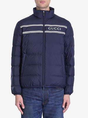 GUCCI Men's Fitted Nylon Puffer Jacket