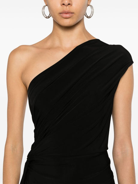 BALENCIAGA Twisted One Shoulder Mini Dress