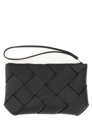 BOTTEGA VENETA Medium Leather Diago Clutch Handbag