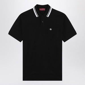 GUCCI Classic Cotton Polo Shirt with Embroidered Logo