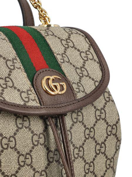 GUCCI Mini Neutral Toned Backpack - 8.1" x 7.9" x 4.7"