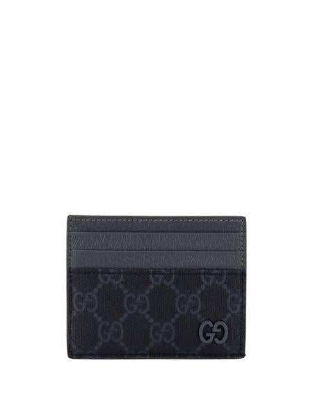 GUCCI Mini GG Supreme Fabric Card Holder