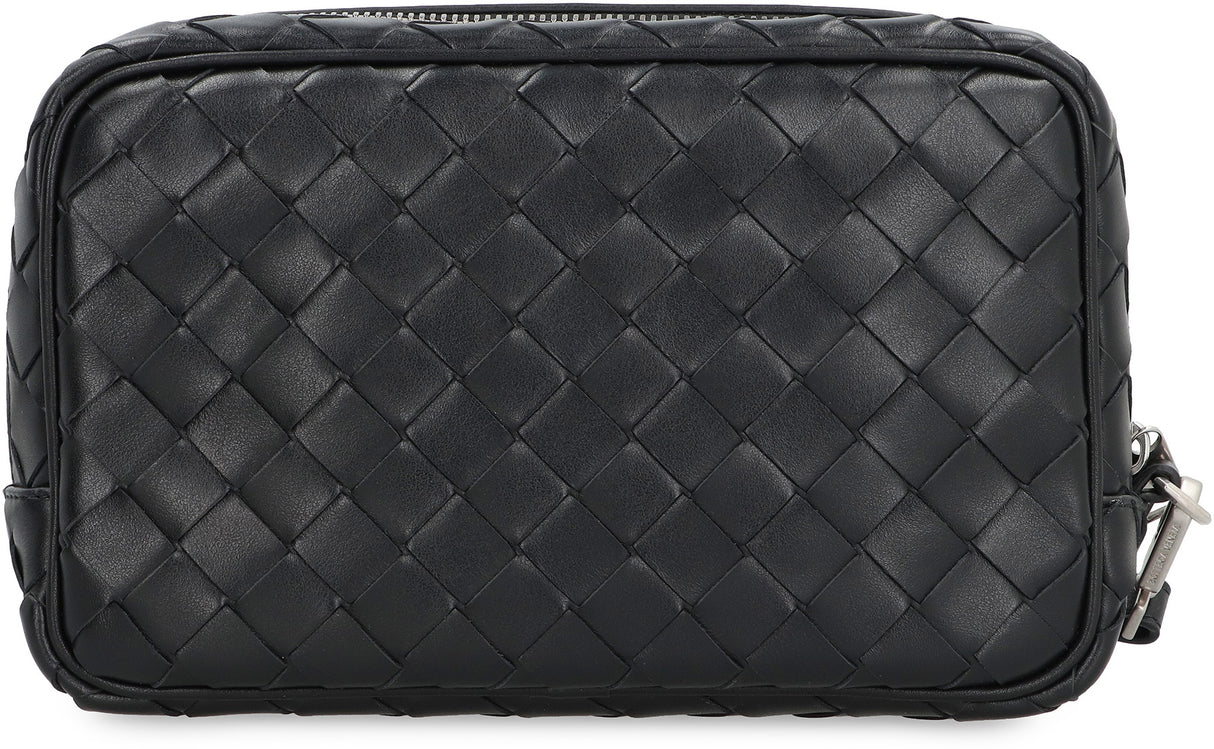 BOTTEGA VENETA Intrecciato Woven Mini Pouch Handbag