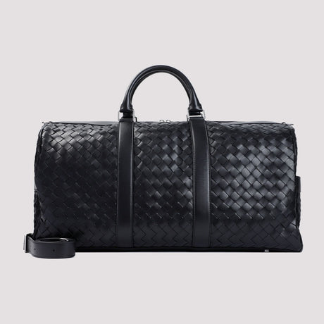 BOTTEGA VENETA Premium Calf Leather Medium Duffle Bag 55x28x25 cm