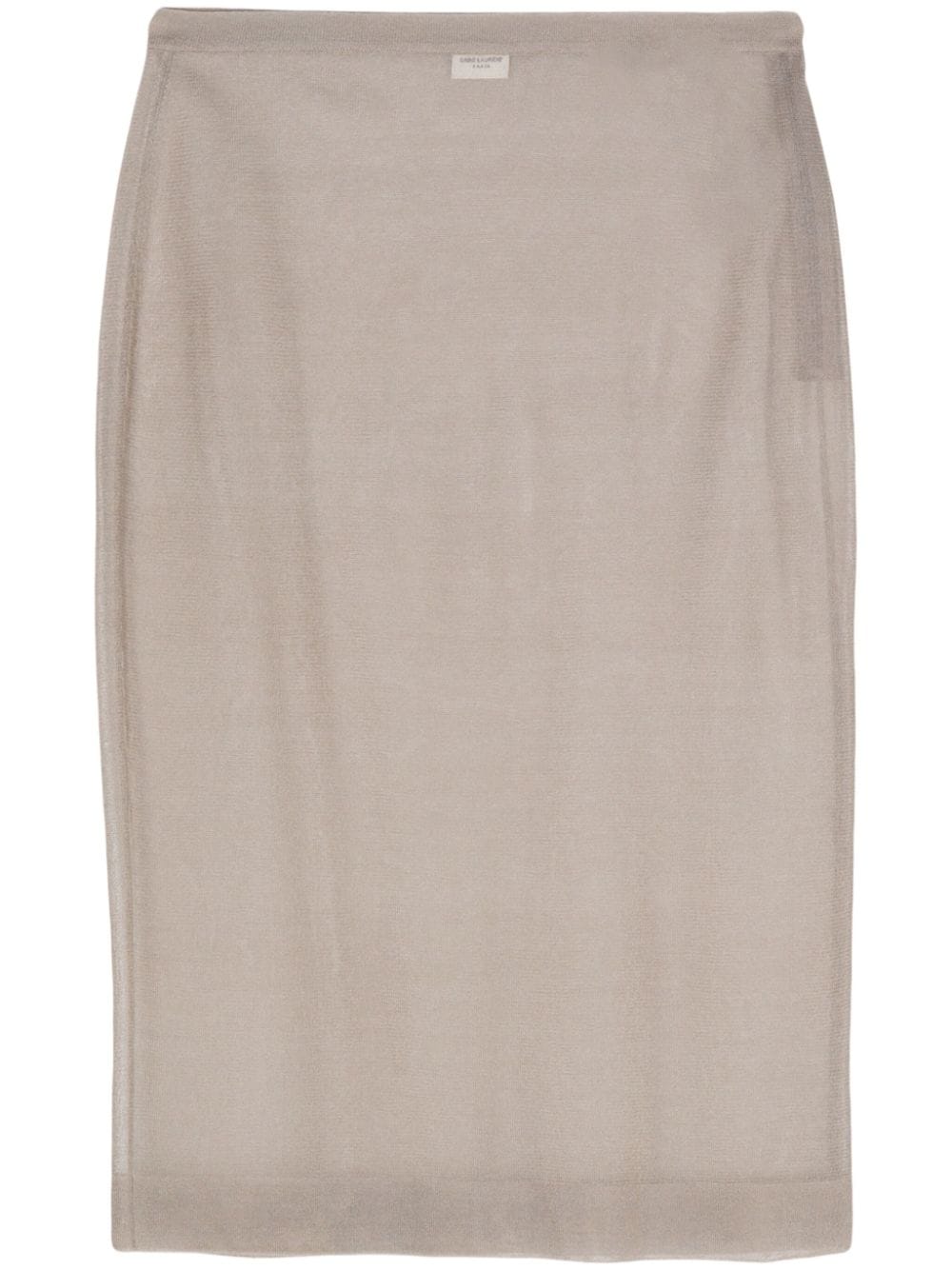 SAINT LAURENT Elegant Silk Midi Pencil Skirt for Women